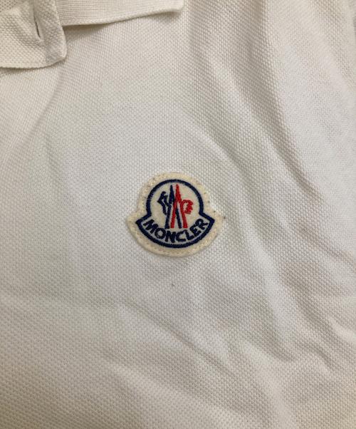 MONCLER（モンクレール）MONCLER (モンクレール) MAGLIA POLO MANICA CORTA ホワイト サイズ:-の古着・服飾アイテム