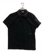 MONCLERモンクレール）の古着「MAGLIA POLO MANICA CORTA」｜ブラック