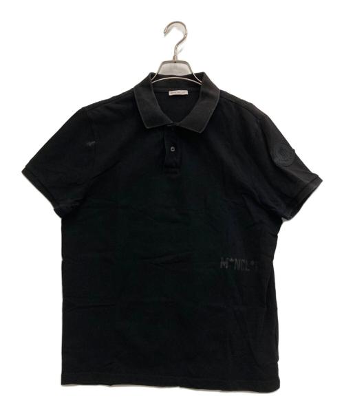 MONCLER（モンクレール）MONCLER (モンクレール) MAGLIA POLO MANICA CORTA ブラック サイズ:Lの古着・服飾アイテム