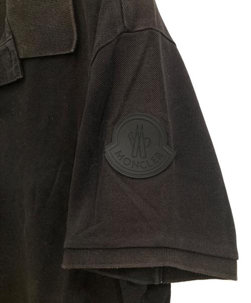 MONCLER（モンクレール）MONCLER (モンクレール) MAGLIA POLO MANICA CORTA ブラック サイズ:Lの古着・服飾アイテム