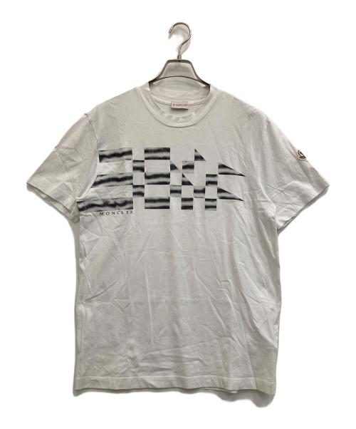MONCLER（モンクレール）MONCLER (モンクレール) SS T-SHIRT ホワイト サイズ:Mの古着・服飾アイテム