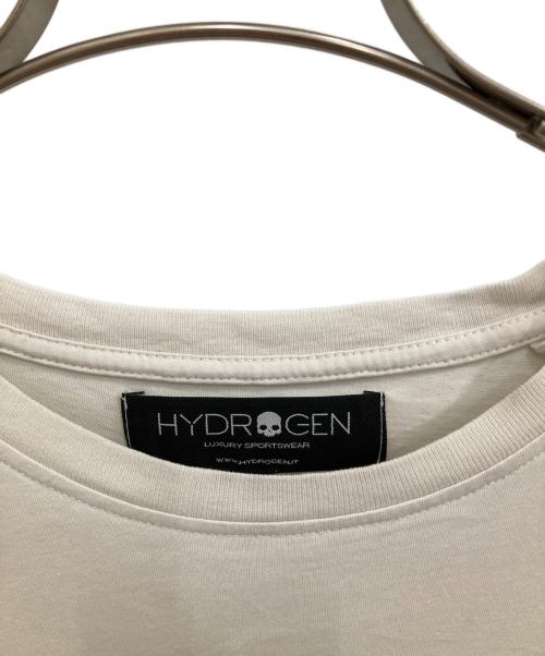 HYDROGEN（ハイドロゲン）HYDROGEN (ハイドロゲン) 半袖Tシャツ ホワイト サイズ:Mの古着・服飾アイテム