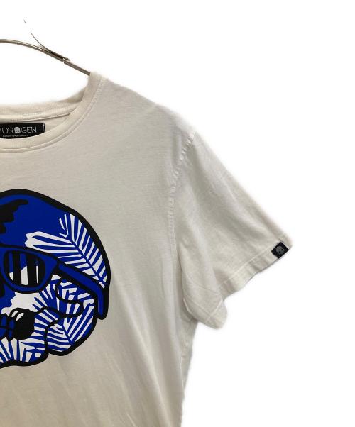 HYDROGEN（ハイドロゲン）HYDROGEN (ハイドロゲン) 半袖Tシャツ ホワイト サイズ:Mの古着・服飾アイテム