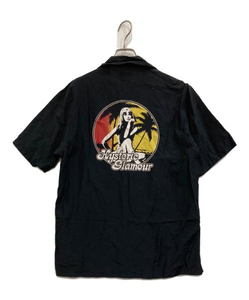 Hysteric Glamour（ヒステリックグラマー）Hysteric Glamour (ヒステリックグラマー) 半袖シャツ ブラック サイズ:Lの古着・服飾アイテム