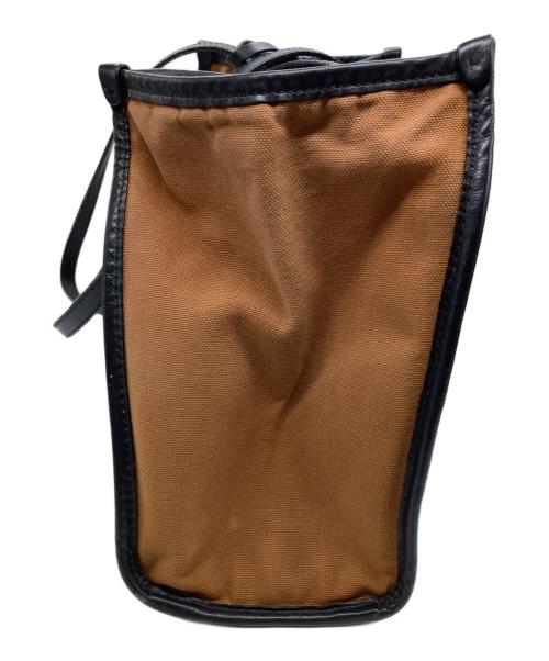 GIANNI CHIARINI（ジャンニ キアリーニ）GIANNI CHIARINI (ジャンニ キアリーニ) ポーチ付きトートバッグ ブラウンの古着・服飾アイテム