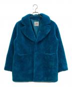 X-GIRLエックスガール）の古着「ボアジャケット」｜ブルー