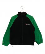 stussyステューシー）の古着「フリースジャケット」｜グリーン×ブラック