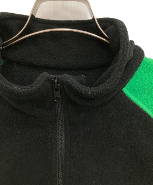 stussy（ステューシー）stussy (ステューシー) フリースジャケット グリーン×ブラック サイズ:Sの古着・服飾アイテム