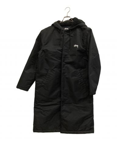 中古・古着通販】stussy (ステューシー) ベンチコート ブラック サイズ
