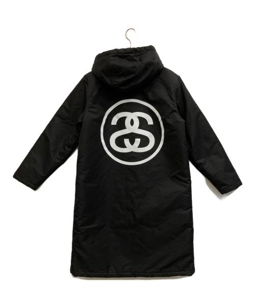 stussy（ステューシー）stussy (ステューシー) ベンチコート ブラック サイズ:Sの古着・服飾アイテム