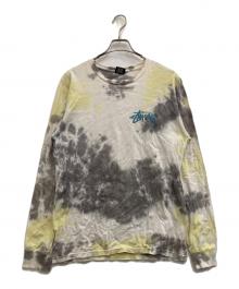 stussy（ステューシー）の古着「タイダイ柄カットソー」｜ホワイト