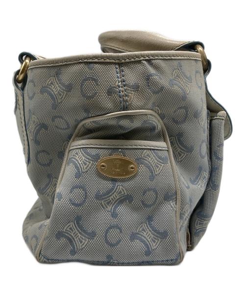 CELINE（セリーヌ）CELINE (セリーヌ) マダカム柄ハンドバッグ スカイブルーの古着・服飾アイテム