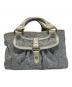 CELINE（セリーヌ）の古着「マダカム柄ハンドバッグ」｜スカイブルー
