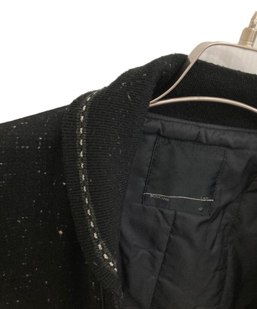 LAD MUSICIAN（ラッドミュージシャン）LAD MUSICIAN (ラッドミュージシャン) レザー切替スタジャン ブラック サイズ:-の古着・服飾アイテム