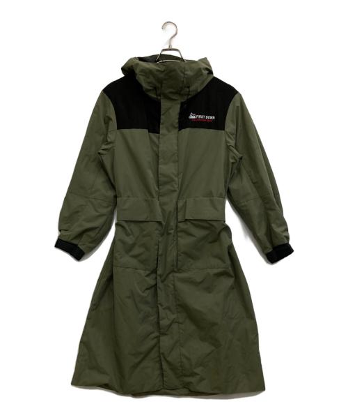 FIRST DOWN（ファーストダウン）FIRST DOWN (ファーストダウン) フーデッドコート オリーブ サイズ:Mの古着・服飾アイテム