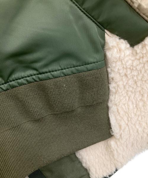 sacai（サカイ）sacai (サカイ) Nylon Twill Mix Blouson オリーブ サイズ:2の古着・服飾アイテム