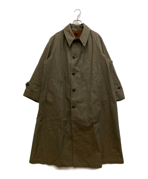 Couture d'adam（クチュールドアダム）COUTURE D'ADAM (クチュールドアダム) ステンカラーコート オリーブ サイズ:36の古着・服飾アイテム