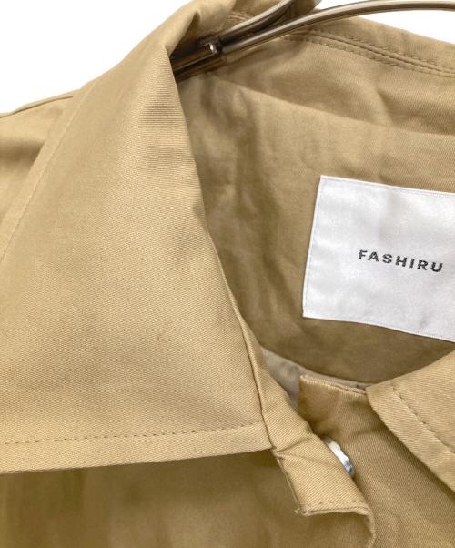 FASHIRU（ファシル）FASHIRU (ファシル) ステンカラーコート ブラウン サイズ:-の古着・服飾アイテム