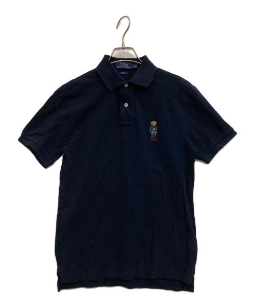 POLO RALPH LAUREN（ポロ・ラルフローレン）POLO RALPH LAUREN (ポロ・ラルフローレン) ポロベアポロシャツ ネイビー サイズ:Sの古着・服飾アイテム