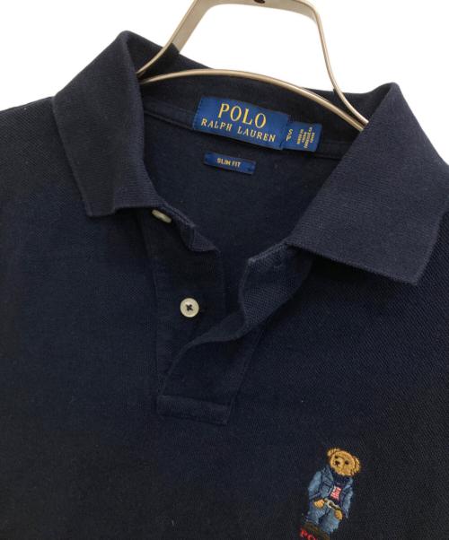 POLO RALPH LAUREN（ポロ・ラルフローレン）POLO RALPH LAUREN (ポロ・ラルフローレン) ポロベアポロシャツ ネイビー サイズ:Sの古着・服飾アイテム