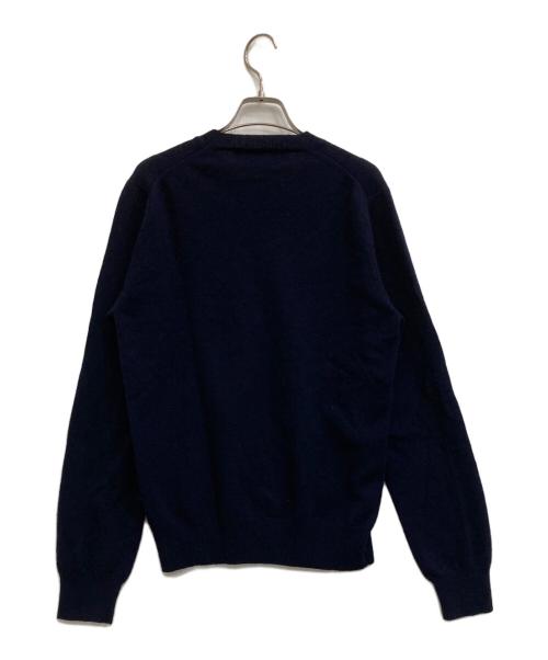 PLAY COMME des GARCONS（プレイコムデギャルソン）PLAY COMME des GARCONS (プレイコムデギャルソン) Vネックニット ネイビー サイズ:Sの古着・服飾アイテム