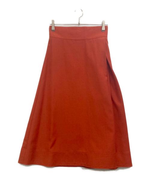 Spick and Span（スピック＆スパン）Spick and Span (スピック＆スパン) リネン混スカート オレンジ サイズ:38の古着・服飾アイテム