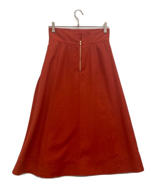 Spick and Span（スピック＆スパン）Spick and Span (スピック＆スパン) リネン混スカート オレンジ サイズ:38の古着・服飾アイテム
