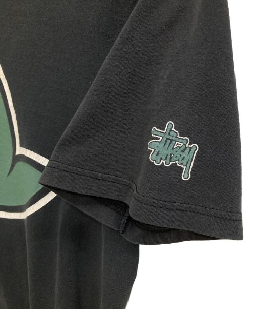 stussy（ステューシー）stussy (ステューシー) プリントTシャツ グレー サイズ:Sの古着・服飾アイテム