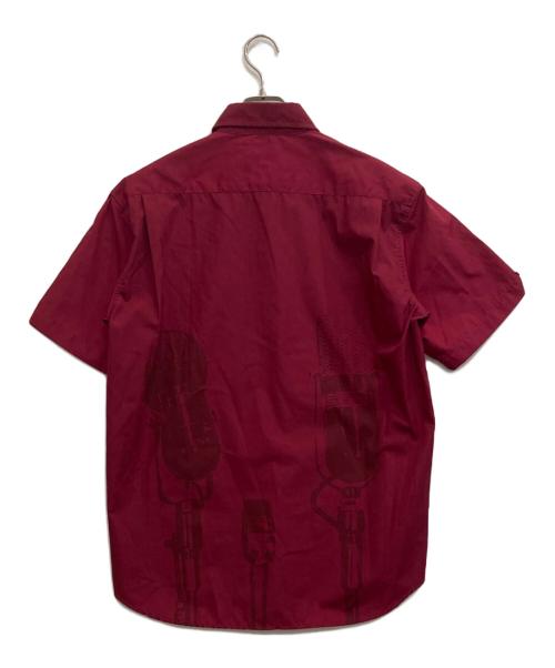 stussy（ステューシー）stussy (ステューシー) 半袖シャツ レッド サイズ:Mの古着・服飾アイテム