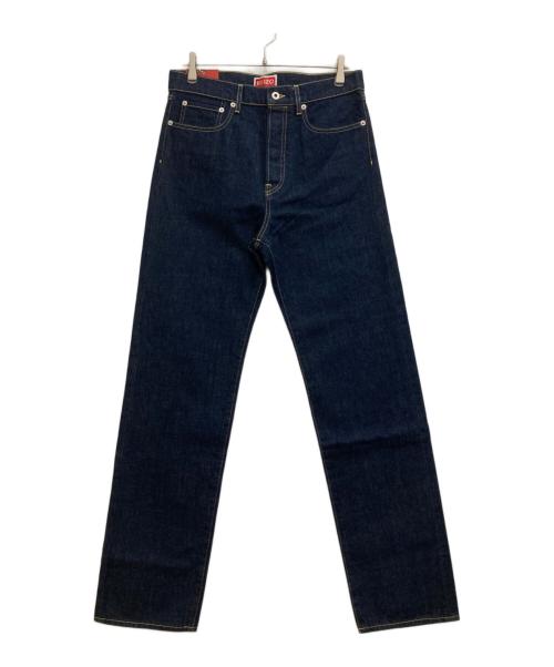 KENZO（ケンゾー）KENZO (ケンゾー) RINSE ASAGAO STRAIGHT JEANS インディゴ サイズ:30の古着・服飾アイテム