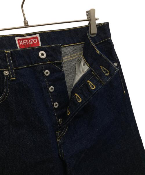 KENZO（ケンゾー）KENZO (ケンゾー) RINSE ASAGAO STRAIGHT JEANS インディゴ サイズ:30の古着・服飾アイテム