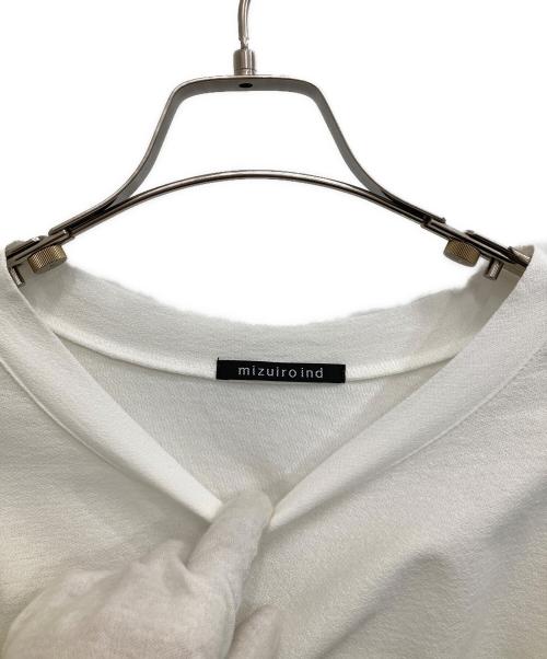 mizuiro-ind（ミズイロインド）mizuiro-ind (ミズイロインド) 半袖Tシャツ ホワイト サイズ:-の古着・服飾アイテム