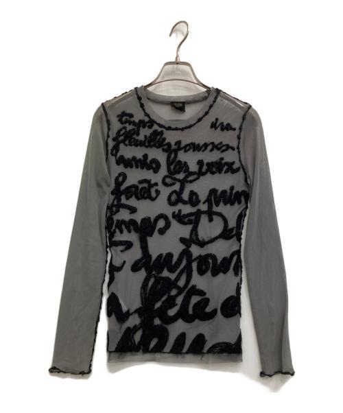 Jean Paul GAULTIER（ジャンポールゴルチェ）Jean Paul GAULTIER (ジャンポールゴルチェ) パワーネットカットソー ブラック サイズ:40の古着・服飾アイテム