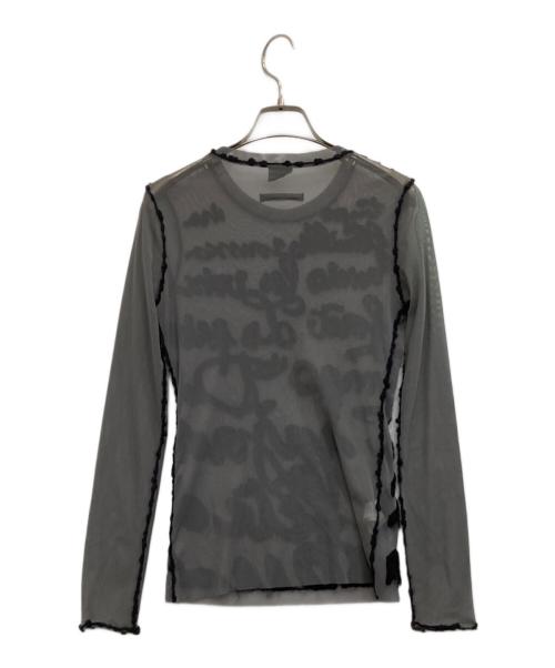 Jean Paul GAULTIER（ジャンポールゴルチェ）Jean Paul GAULTIER (ジャンポールゴルチェ) パワーネットカットソー ブラック サイズ:40の古着・服飾アイテム