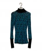 Jean Paul GAULTIERジャンポールゴルチェ）の古着「シアーウールニット」｜ブルー