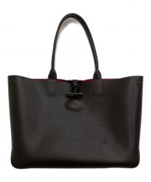 LONGCHAMP（ロンシャン）の古着「ロゾ エッセンシャル トートバッグ」｜ブラウン