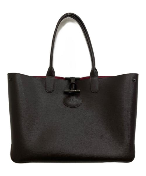 LONGCHAMP（ロンシャン）LONGCHAMP (ロンシャン) ロゾ エッセンシャル トートバッグ ブラウンの古着・服飾アイテム