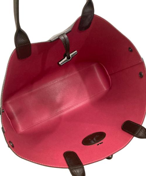 LONGCHAMP（ロンシャン）LONGCHAMP (ロンシャン) ロゾ エッセンシャル トートバッグ ブラウンの古着・服飾アイテム