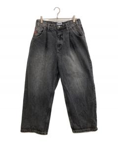 中古・古着通販】OFFWHITE (オフホワイト) Black Distressed Denim