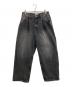 9090（9090）の古着「King Logo Vintage Like Denim」｜ブラック