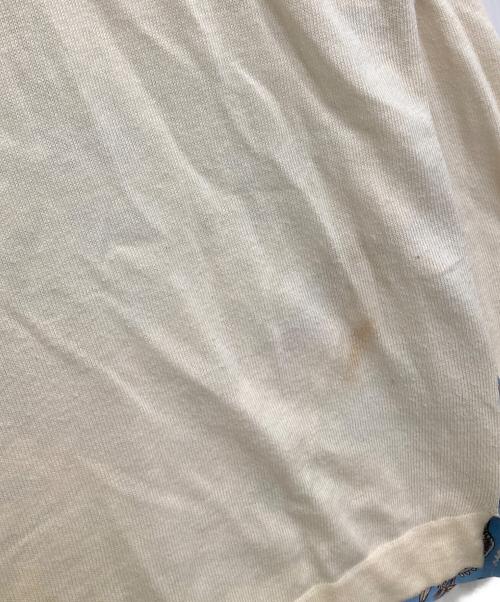 HERMES（エルメス）HERMES (エルメス) コットンカシミヤポロシャツ スカイブルー サイズ:Mの古着・服飾アイテム
