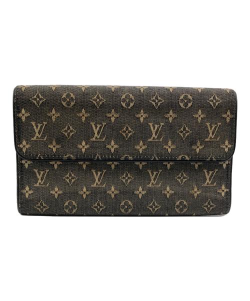 LOUIS VUITTON（ルイ ヴィトン）LOUIS VUITTON (ルイ ヴィトン) 長財布 ブラックの古着・服飾アイテム