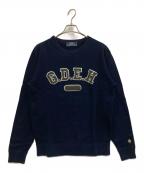 GOODENOUGH IVYグッドイナフ アイビー）の古着「ワッペンロゴスウェット」｜ネイビー