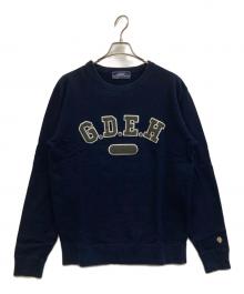 GOODENOUGH IVY（グッドイナフ アイビー）の古着「ワッペンロゴスウェット」｜ネイビー