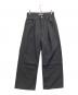 Jieda（ジエダ）の古着「WIDE ONE TUCK STRAIGHT PANTS」｜グレー