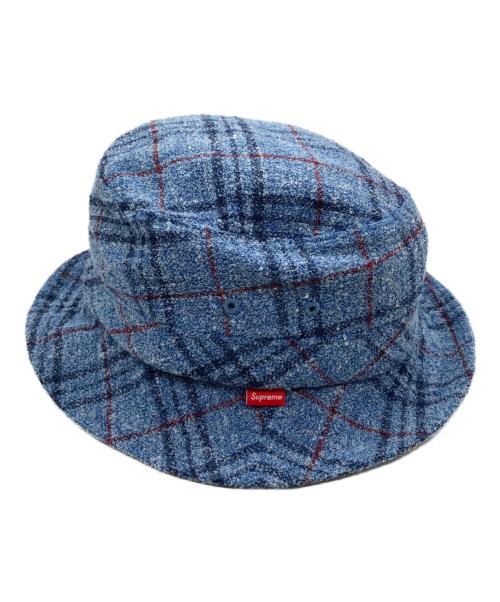 SUPREME（シュプリーム）Supreme (シュプリーム) バケットハット ブルーの古着・服飾アイテム