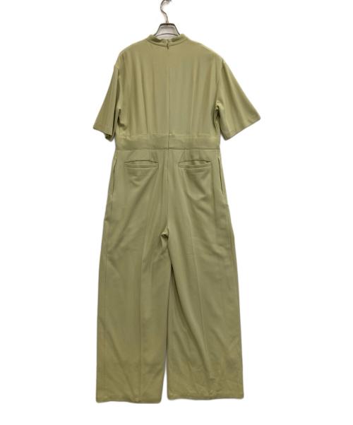 CLANE（クラネ）CLANE (クラネ) スタンドカラールーズオールインワン 黄緑 サイズ:2 未使用品の古着・服飾アイテム