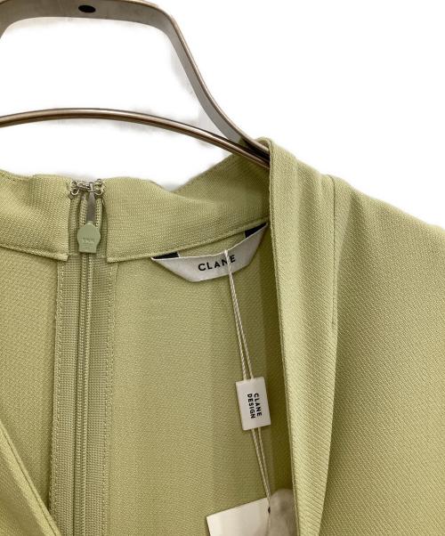 CLANE（クラネ）CLANE (クラネ) スタンドカラールーズオールインワン 黄緑 サイズ:2 未使用品の古着・服飾アイテム