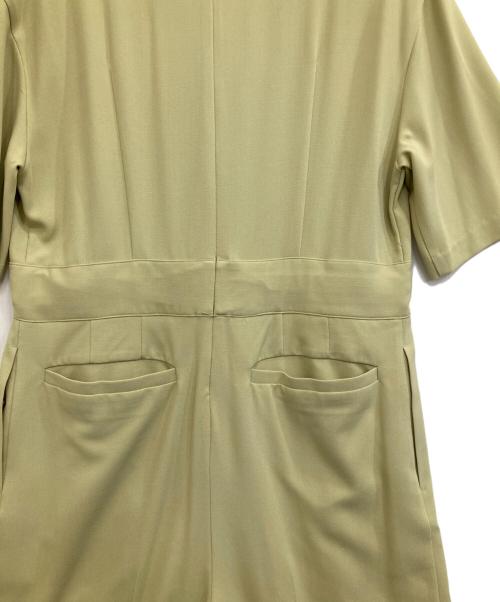 CLANE（クラネ）CLANE (クラネ) スタンドカラールーズオールインワン 黄緑 サイズ:2 未使用品の古着・服飾アイテム