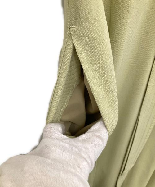 CLANE（クラネ）CLANE (クラネ) スタンドカラールーズオールインワン 黄緑 サイズ:2 未使用品の古着・服飾アイテム